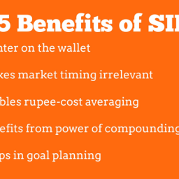 Benefits of Investing through SIP.